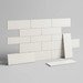 Sense White 100x300 Matt Pressed Edge White Wall Tile (1.2m2 box) - image 1