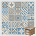 Venti Boost Blue Mix 200x200mm Matte Finish Floor Tile (1.2m2 box) - image 1