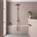 Vibe Out Taupe Matt 65x200mm Wall Tile - bathroom setting