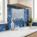 Marvel Fan Ultramarine 290x292mm Polished Finish Mosaic Tile — image 2