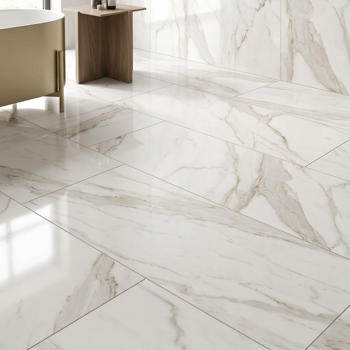 La Marca Calacatta Paonazzo 600x1200mm Polished Floor/Wall Tile - image 2