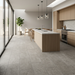 Dolmen Pro Cenere 375x750mm Matte Finish Floor Tile — kitchen setting