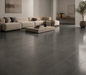 Dwell Smoke 300x600mm Polished Finish Floor Tile — living area setting