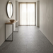 Brave Grey 300x600mm Matte Finish Floor Tile — bathroom setting