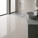 Kone Silver 300x600mm Polished Finish Floor Tile — bathroom setting