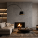 Emotion Anthracite 600x600mm Matte Floor/Wall Tile — living area setting