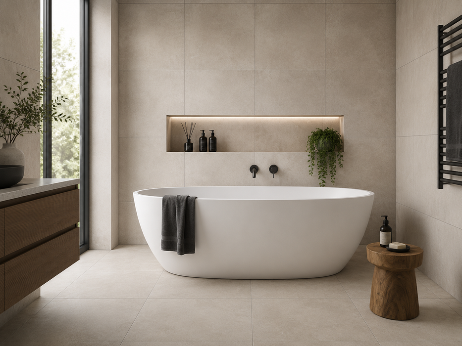 Loft Beige 600x600mm Matte Floor/Wall Tile — image 2