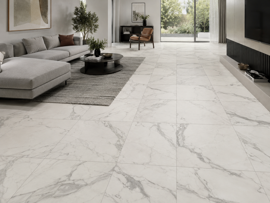 La Marca Statuario Nuovo 600x600mm Honed Floor/Wall Tile — image 2
