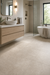 Volcano Beige 600x600mm Matte Floor/Wall Tile — bathroom setting