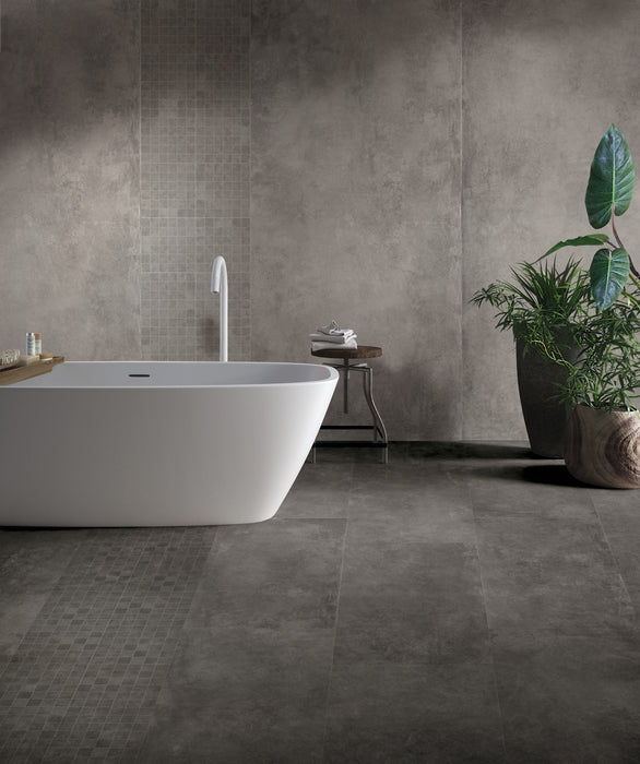 Parker Anthracite 600x1200mm Matte Floor/Wall Tile (1.44m2 per box)