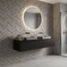 Dwell Gray Chevron 308x351mm 3D Finish Wall Tile (0.43m2 box) - image 2