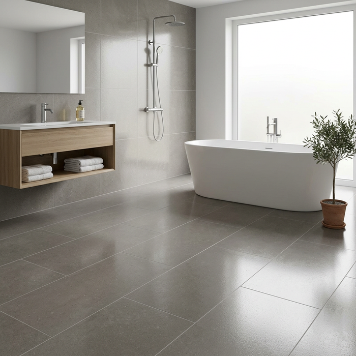 Dwell Smoke 300x600mm Polished Finish Floor Tile (1.26m2 box) - image 2