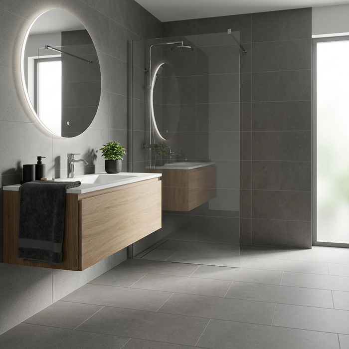 Dwell Smoke 450x900mm Matte Finish Floor Tile (1.215m2 box) - image 2