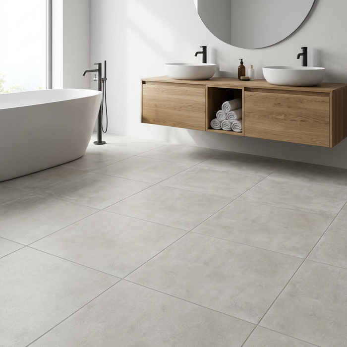Emotion Blanc 600x600mm Grip Floor Tile (1.8m2 box) - image 2