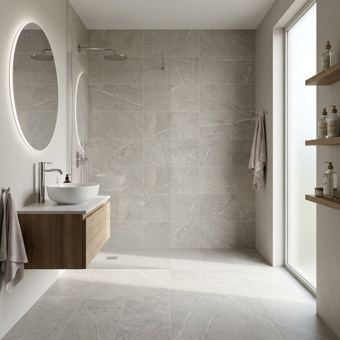 Iroc Greige 600x1200mm Matte Floor/Wall Tile (1.44m2 box) - image 2