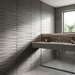 Kone Grey Pinnacle 300x300mm 3D Finish Wall Tile (0.54m2 box) - image 2