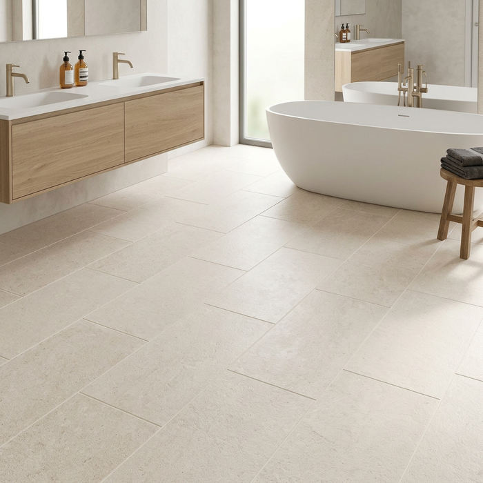 Lims Ivory 375x750mm Tumbled Matte Finish Floor Tile (1.12m2 box) - image 2