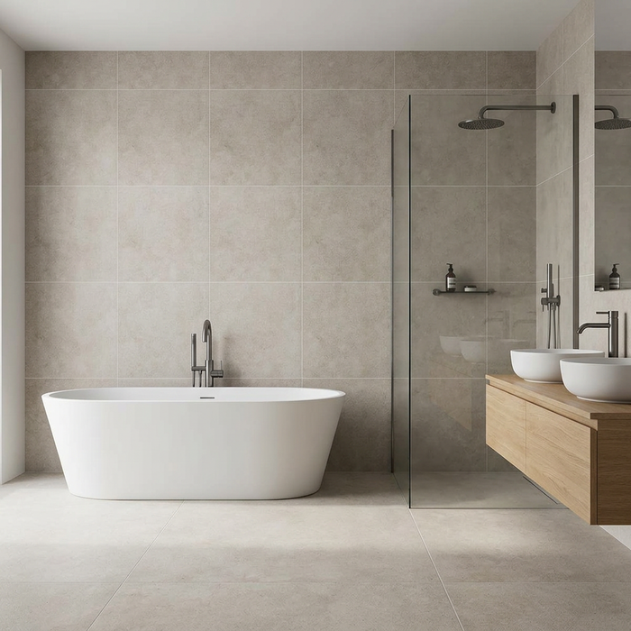 Loft Beige 600x600mm Matte Floor/Wall Tile (1.08m2 per box) - image 2