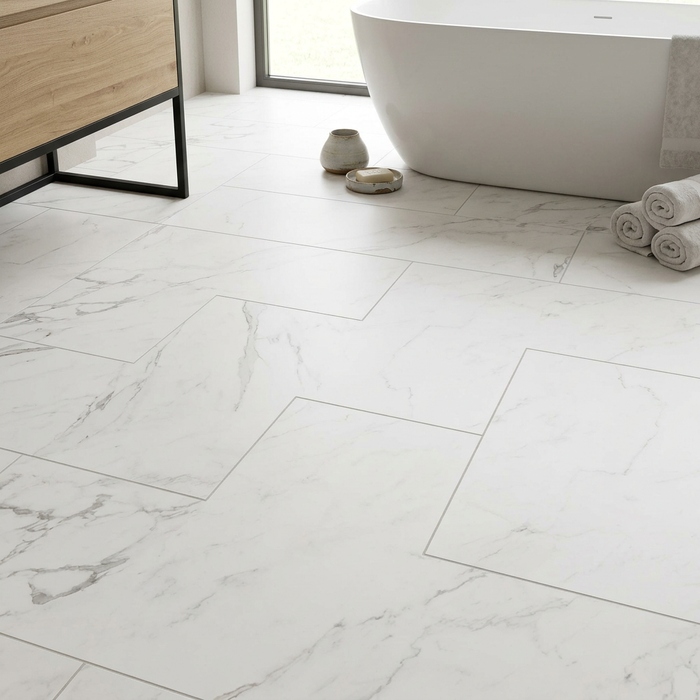 Marvel Calacatta Extra 450x900mm Matte Finish Floor Tile (1.215m2 box) - image 2