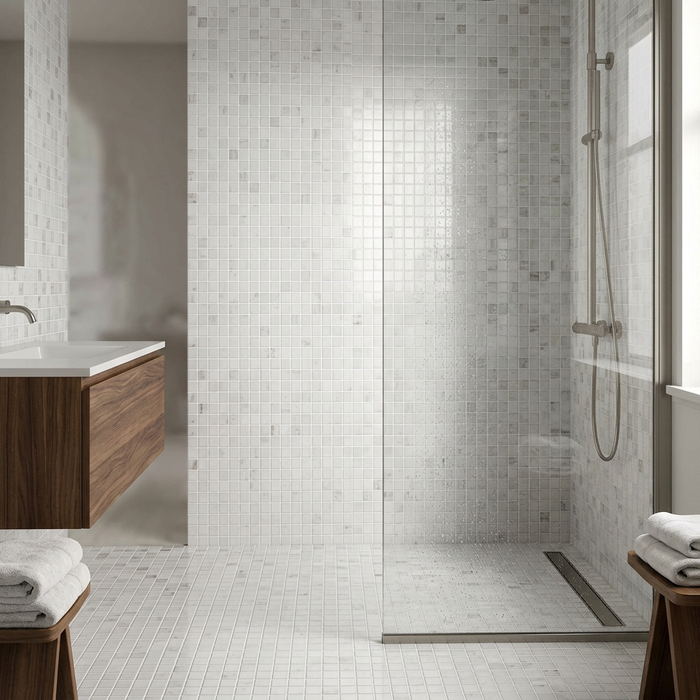 Marvel Calacatta Mosaic 300x300mm Polished Finish Floor Tile (0.9m2 box) - image 2
