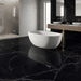 Marvel Dream Black Atlantis 600x600mm Polished Finish Floor Tile (1.08m2 box) - image 2