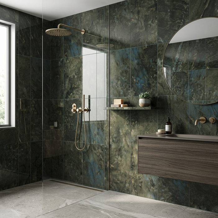 Marvel Dream Brazil Green 500x1200mm Gloss Finish Wall Tile (1.8m2 box) - image 2