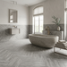 Marvel Stone Bardiglio Grey 300x600mm Matte Finish Floor Tile (1.26m2 box) - AI generated product/lifestyle image 2