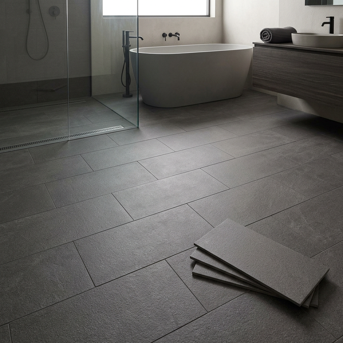 Marvel Stone Basaltina Volcano 300x600mm Structured Finish Floor Tile (1.26m2 box) - image 2