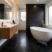 Marvel Stone Nero Marquina 450x900mm Polished Finish Floor Tile (1.215m2 box) - image 2