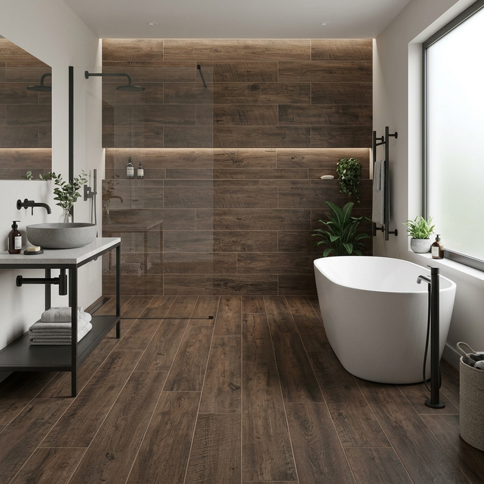 Nash Light Brown 200x1200mm Grip Finish Floor Tile (1.44m2 box) - image 2