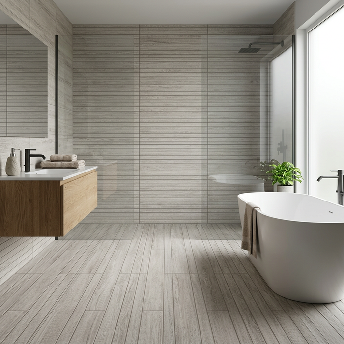 Nash White Wood Tatami 185x744mm Floor Tile (0.55m2 box) - image 2