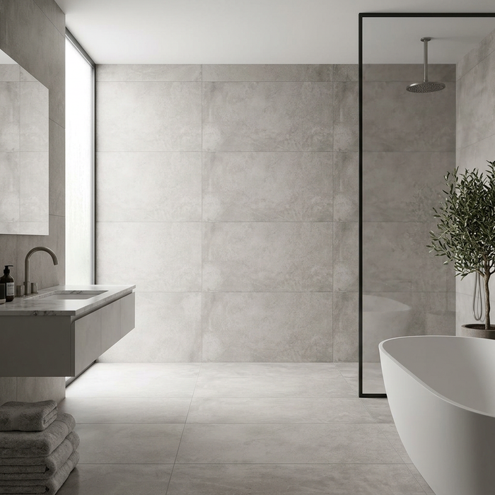 Parker Grey 600x1200mm Matte Floor/Wall Tile (1.44m2 per box) - image 2