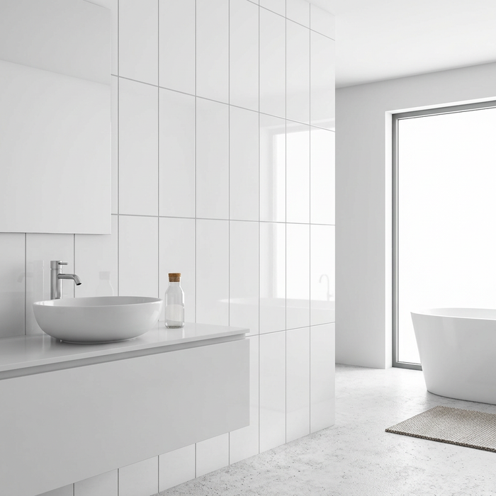 Pure White 300x600mm Gloss Wall Tile (1.44m2 box) - image 2