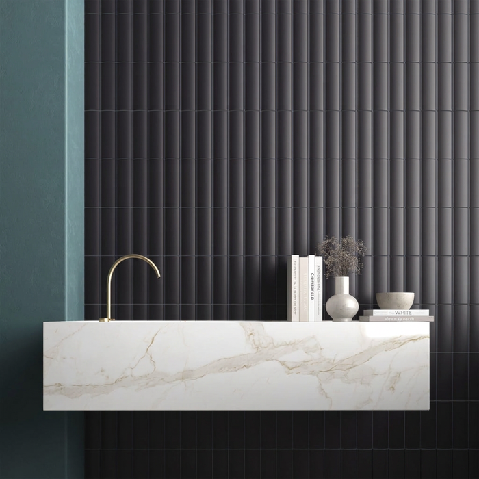 Vibe Out Almost Black Matt 65x200mm Wall Tile (0.50m2 box) - image 2