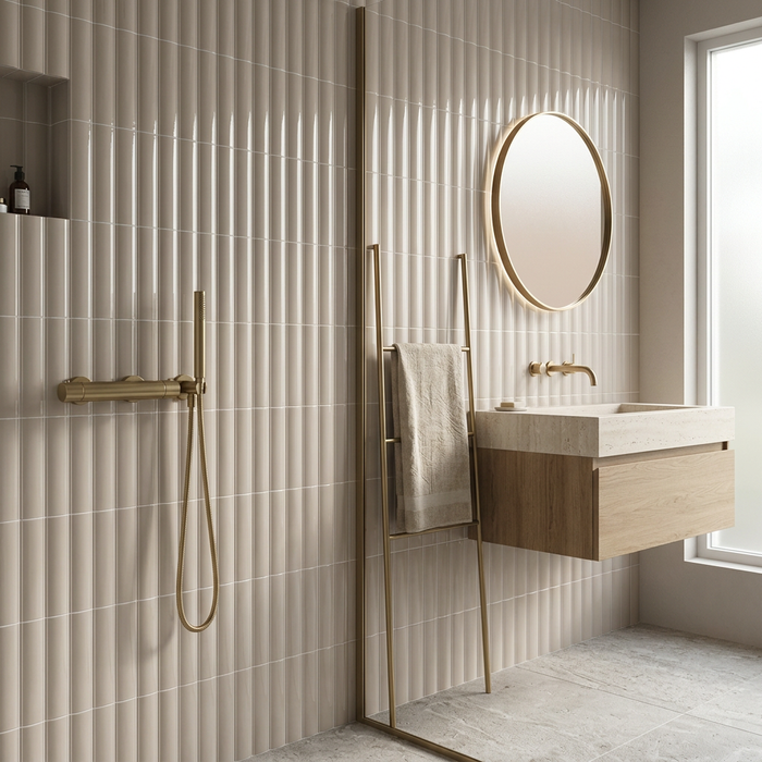 Vibe Out Light Mocha Gloss 65x200mm Wall Tile (0.50m2 box) - image 2