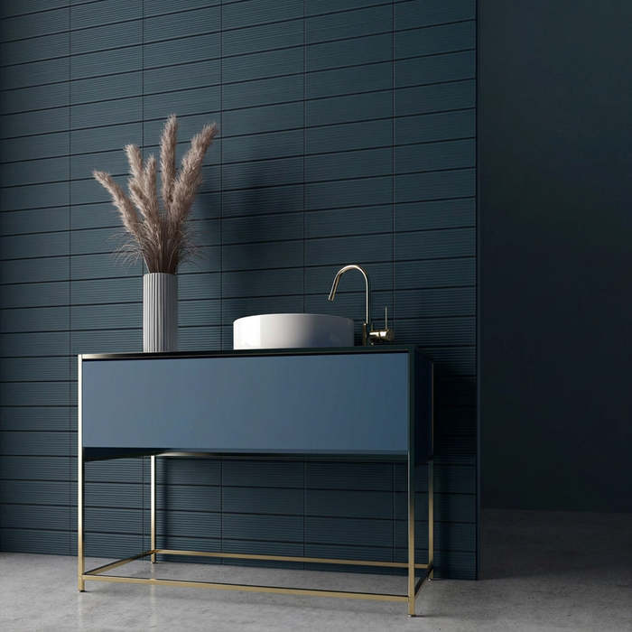 Vibe Out Naval Matt 65x200mm Wall Tile (0.50m2 box) - image 2