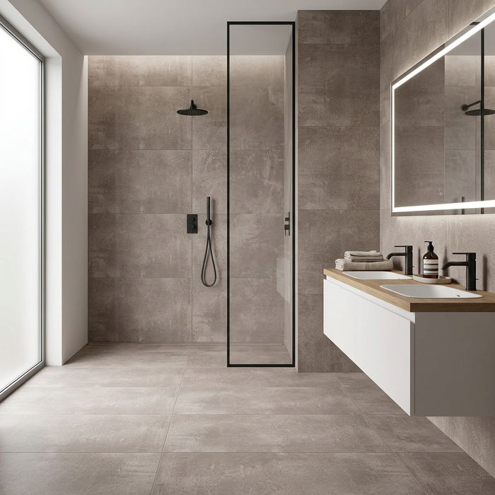 Volcano Taupe 600x1200mm Matte Floor/Wall Tile (1.44m2 per box) - image 2