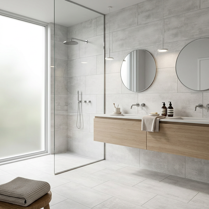 Volcano White 600x1200mm Matte Floor/Wall Tile (1.44m2 per box) - image 2