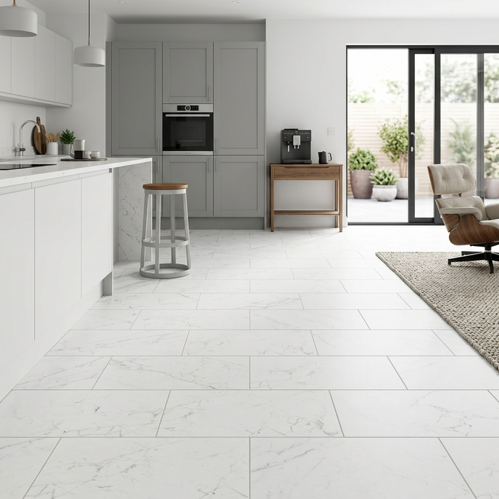 Marvel Stone Carrara Pure 300x600mm Matte Finish Floor Tile — image 3