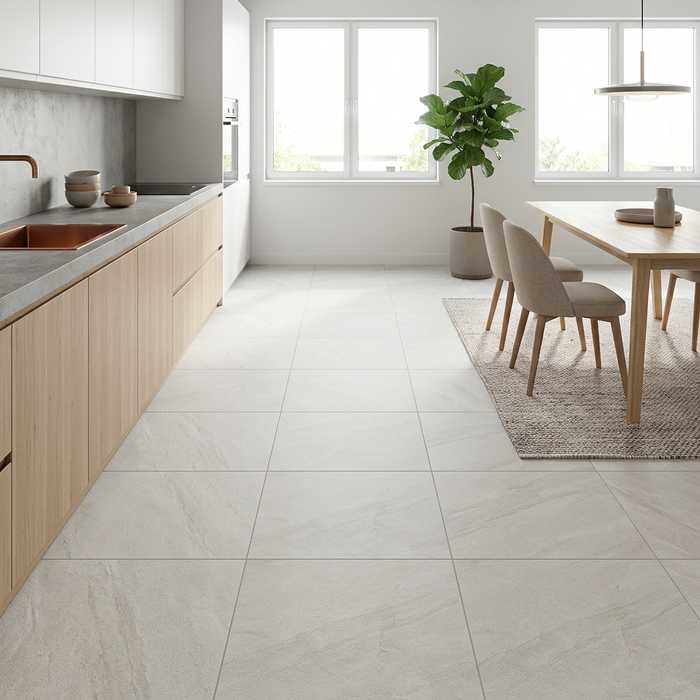 Marvel Stone Clauzetto White 600x600mm Matte Finish Floor Tile — image 3
