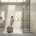 Clay Linen 100x100mm Gloss Finish Wall Tile — kitchen setting