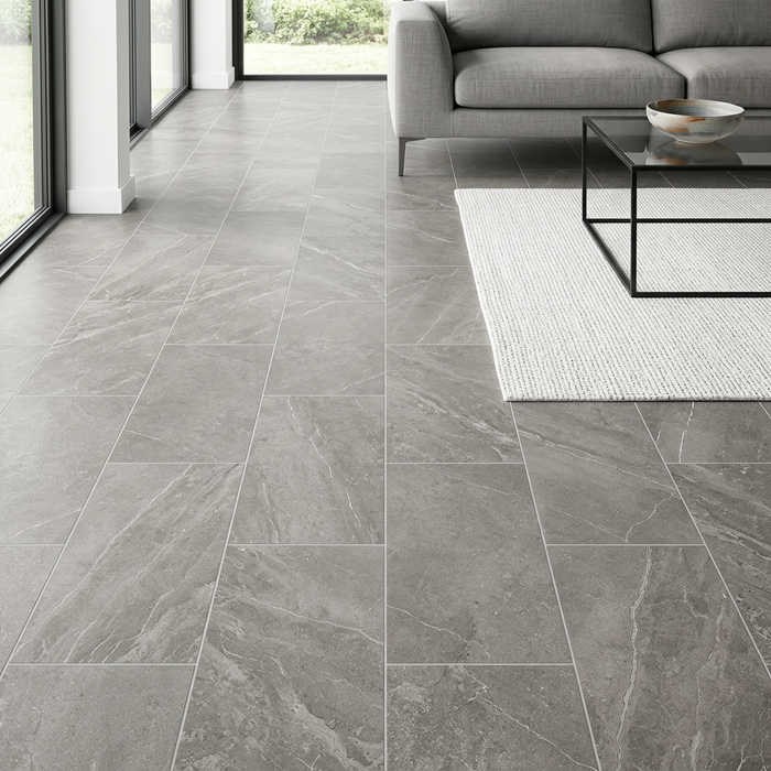 Marvel Pro Grey Fleury 450x900mm Matte Finish Floor Tile — image 3