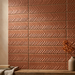 Dust Terrae Subway 50x200 Chevron Textured Wall Tile — surface detail