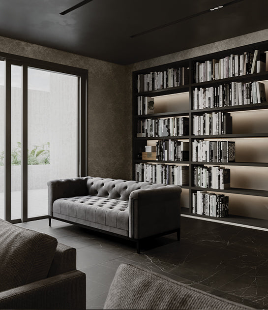 La Marca Nero Venato 600x600mm Honed Floor/Wall Tile — image 3