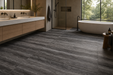 Memento Travertino Black 600x1200mm Matte Floor/Wall Tile — bathroom setting