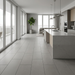 Arkshade Grey 450x900mm Matte Finish Floor Tile — kitchen setting