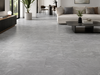 Marvel Stone Bardiglio Grey 300x600mm Matte Finish Floor Tile — living area setting