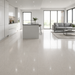Kone Silver 300x600mm Polished Finish Floor Tile — kitchen setting