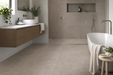 Realm Gray 600x600mm Matte Floor/Wall Tile — bathroom setting