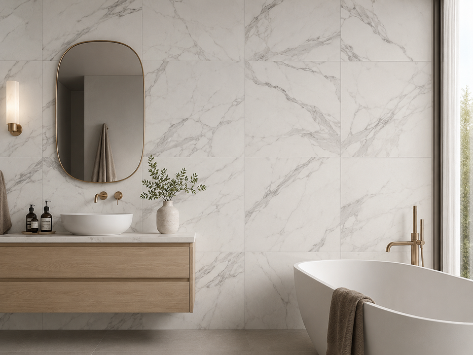 La Marca Statuario Nuovo 600x600mm Honed Floor/Wall Tile — image 3